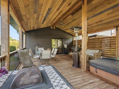 Terrasse - 22  - 24 Ch. De Shefford, Roxton Falls, QC - Outdoor With Deck Patio Veranda With Exterior