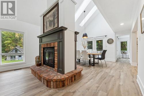 504 Birch Point Road, Kawartha Lakes, ON - Indoor With Fireplace