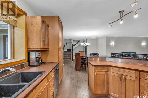 3810 Balfour Place, Saskatoon, SK - Indoor Photo Showing Kitchen With Double Sink