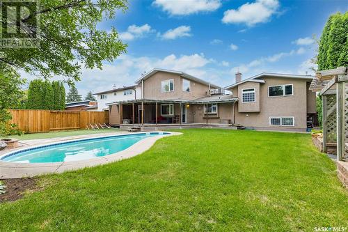 3810 Balfour Place, Saskatoon, SK - Outdoor With In Ground Pool With Deck Patio Veranda With Backyard