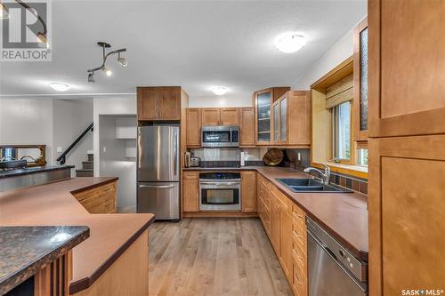 3810 Balfour Place, Saskatoon, SK - Indoor Photo Showing Kitchen With Double Sink