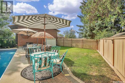 414 Charlebois Court, Saskatoon, SK - Outdoor With In Ground Pool