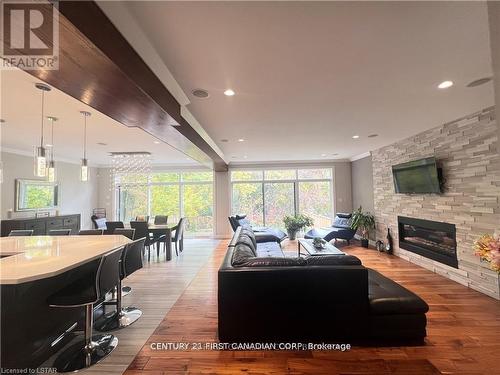 2084 North Routledge Park, London, ON - Indoor Photo Showing Living Room With Fireplace