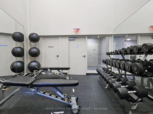 518-38 Dan Leckie Way, Toronto, ON - Indoor Photo Showing Gym Room