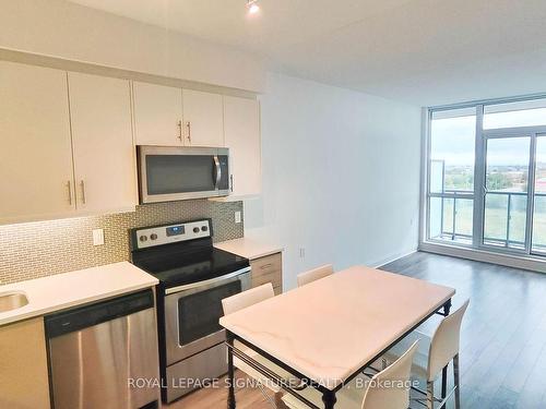 706-15 Zorra St, Toronto, ON - Indoor Photo Showing Kitchen With Stainless Steel Kitchen