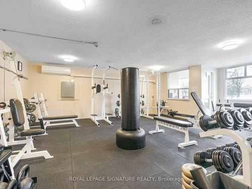 319-551 The West Mall, Toronto, ON - Indoor Photo Showing Gym Room