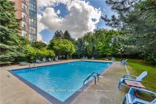 114-5795 Yonge St, Toronto, ON - Outdoor With In Ground Pool With Backyard