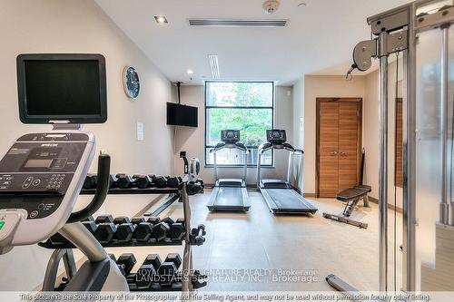 403-21 Clairtrell Rd, Toronto, ON - Indoor Photo Showing Gym Room