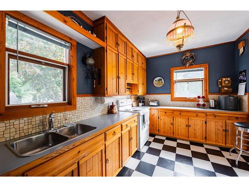 715 Kokanee Avenue, Nelson, BC - Indoor Photo Showing Kitchen With Double Sink