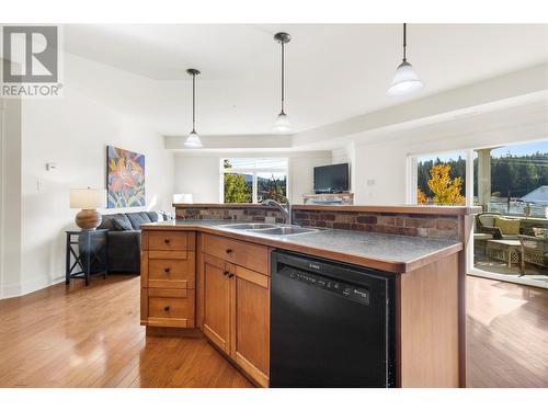 611 Shuswap Street Sw Unit# 103, Salmon Arm, BC - Indoor Photo Showing Kitchen With Double Sink