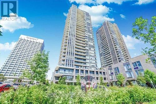 1402 - 2 Sonic Way, Toronto, ON - Outdoor With Balcony With Facade