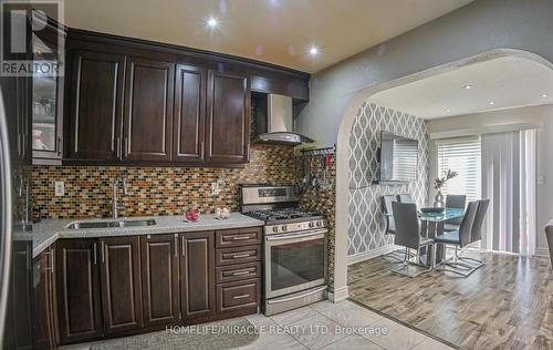 125 Oatfield Road, Brampton, ON - Indoor Photo Showing Kitchen With Double Sink