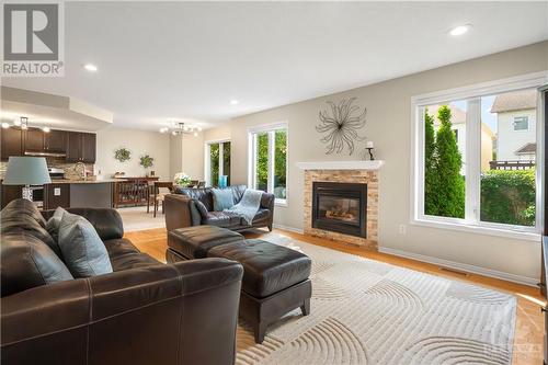 20 Spalding Avenue, Ottawa, ON - Indoor Photo Showing Living Room With Fireplace