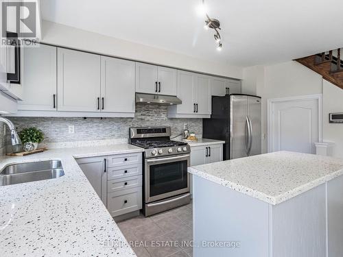 5 Tawnberry Circle, Brampton, ON - Indoor Photo Showing Kitchen With Double Sink With Upgraded Kitchen