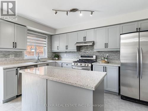 5 Tawnberry Circle, Brampton, ON - Indoor Photo Showing Kitchen With Upgraded Kitchen