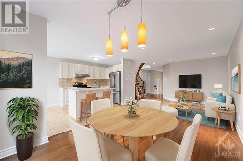 Virtually Staged - 182 Garrity Crescent, Ottawa, ON - Indoor Photo Showing Dining Room