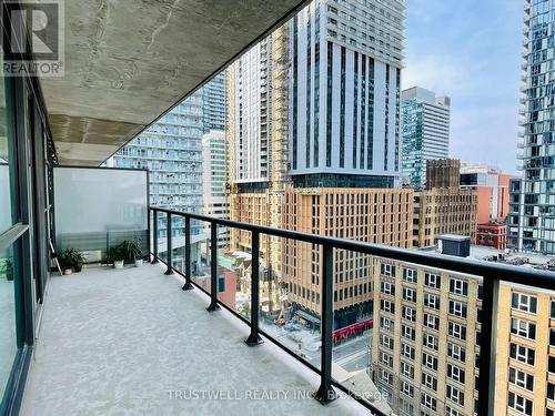 1102 - 290 Adelaide Street W, Toronto, ON - Outdoor With Balcony