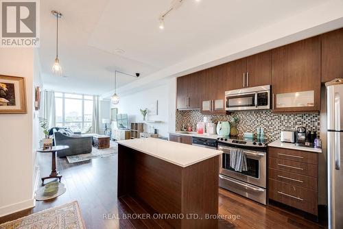 711 - 1171 Queen Street W, Toronto, ON - Indoor Photo Showing Kitchen With Stainless Steel Kitchen With Upgraded Kitchen