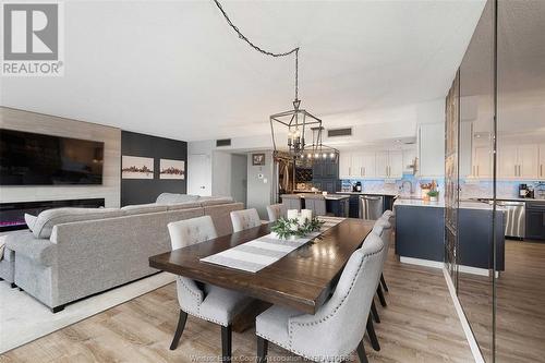 380 Pelissier Street Unit# 708, Windsor, ON - Indoor Photo Showing Dining Room