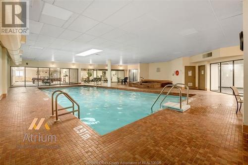 380 Pelissier Street Unit# 708, Windsor, ON - Indoor Photo Showing Other Room With In Ground Pool