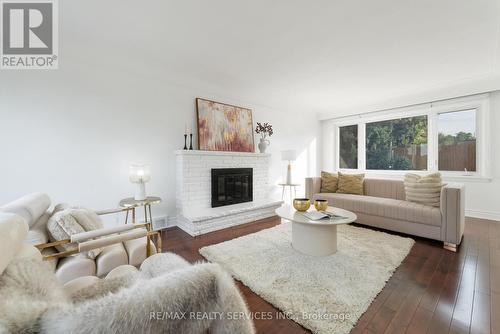 54 Orphir Road, Hamilton, ON - Indoor Photo Showing Living Room With Fireplace