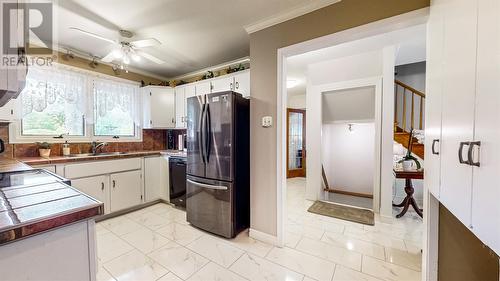 68 Spruce Hill Road, Conception Bay South, NL - Indoor Photo Showing Kitchen With Double Sink