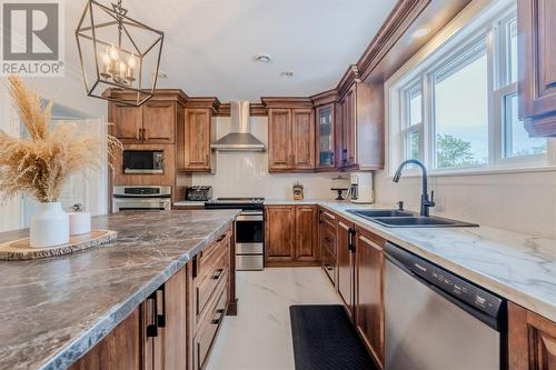 10 Brookfield Road, St. John'S, NL - Indoor Photo Showing Kitchen With Double Sink With Upgraded Kitchen