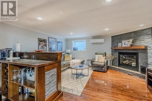 10 Brookfield Road, St. John'S, NL - Indoor Photo Showing Other Room With Fireplace