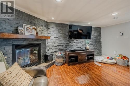 10 Brookfield Road, St. John'S, NL - Indoor Photo Showing Living Room With Fireplace