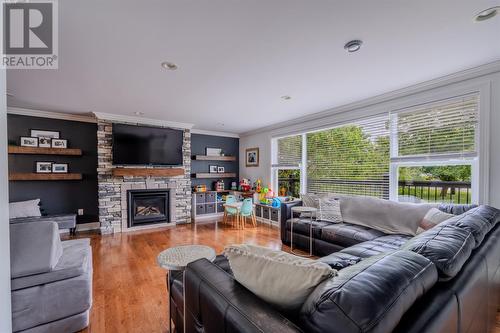 10 Brookfield Road, St. John'S, NL - Indoor Photo Showing Living Room With Fireplace