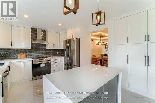 550 Meadows Boulevard, Mississauga, ON - Indoor Photo Showing Kitchen With Upgraded Kitchen