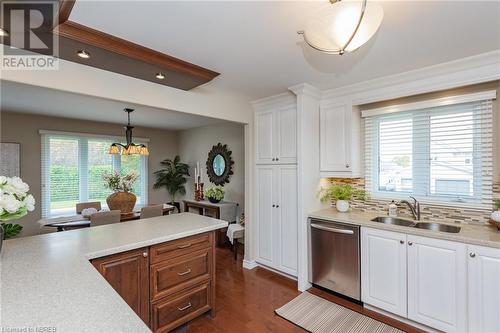 116 Mclean Road, North Bay, ON - Indoor Photo Showing Kitchen With Double Sink