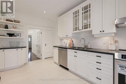 873 Logan Avenue, Toronto, ON - Indoor Photo Showing Kitchen With Double Sink