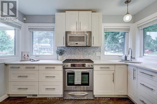 389 Mckeon Avenue, London, ON - Indoor Photo Showing Kitchen With Upgraded Kitchen