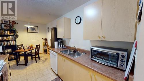 206 8507 86 Street, Fort St. John, BC - Indoor Photo Showing Kitchen With Double Sink