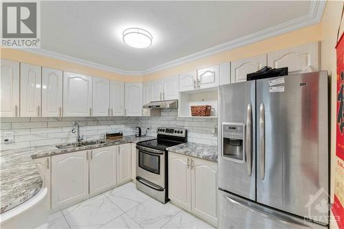 158A Mcarthur Avenue Unit#1208, Ottawa, ON - Indoor Photo Showing Kitchen With Stainless Steel Kitchen With Double Sink