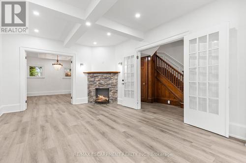 73 Talbot Street N, Norfolk, ON - Indoor Photo Showing Other Room With Fireplace