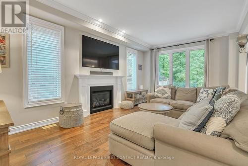 97 Jewel House Lane, Barrie, ON - Indoor Photo Showing Living Room With Fireplace