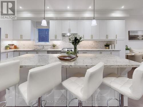 34A Maybourne Avenue, Toronto, ON - Indoor Photo Showing Kitchen With Upgraded Kitchen