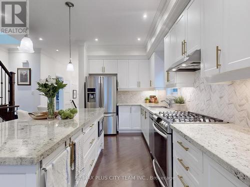 34A Maybourne Avenue, Toronto, ON - Indoor Photo Showing Kitchen With Stainless Steel Kitchen With Upgraded Kitchen