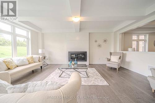 11 Upbound Court, East Gwillimbury, ON - Indoor Photo Showing Living Room With Fireplace