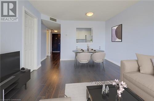 10 Ellen Street E Unit# 803, Kitchener, ON - Indoor Photo Showing Living Room