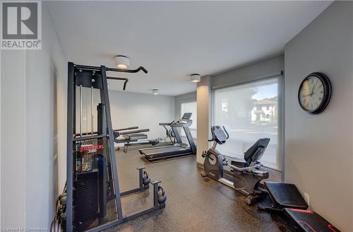 10 Ellen Street E Unit# 803, Kitchener, ON - Indoor Photo Showing Gym Room