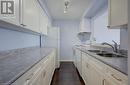 10 Ellen Street E Unit# 803, Kitchener, ON  - Indoor Photo Showing Kitchen With Double Sink 