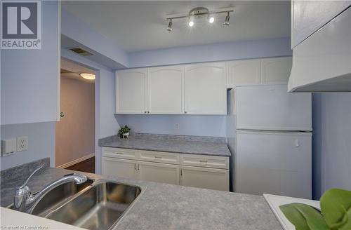 10 Ellen Street E Unit# 803, Kitchener, ON - Indoor Photo Showing Kitchen With Double Sink