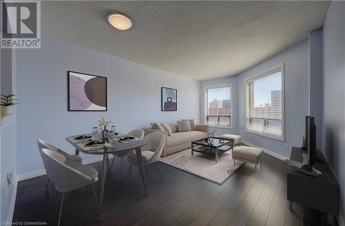 10 Ellen Street E Unit# 803, Kitchener, ON - Indoor Photo Showing Living Room