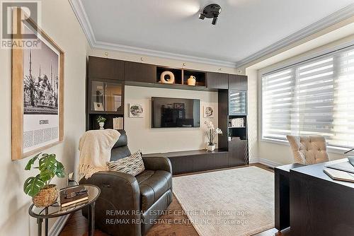 3196 Preserve Drive, Oakville, ON - Indoor Photo Showing Living Room With Fireplace