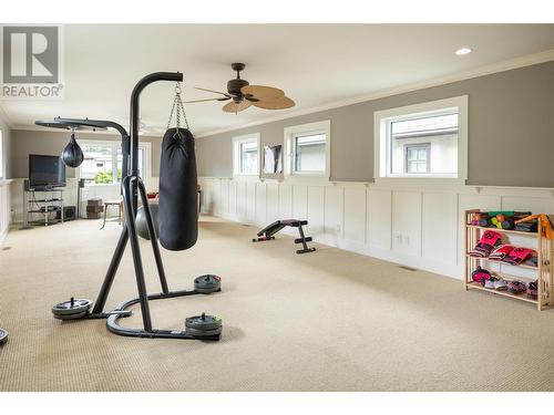 3908 Bluebird Road, Kelowna, BC - Indoor Photo Showing Gym Room