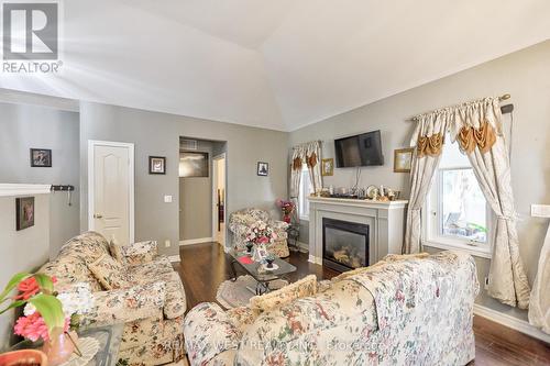 599 Fox Hollow Court, Woodstock, ON - Indoor Photo Showing Living Room With Fireplace