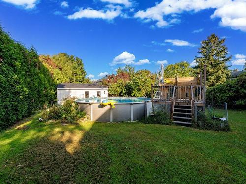 Pool - 45 Rue Du Parc-Woodland, Léry, QC - Outdoor With Above Ground Pool